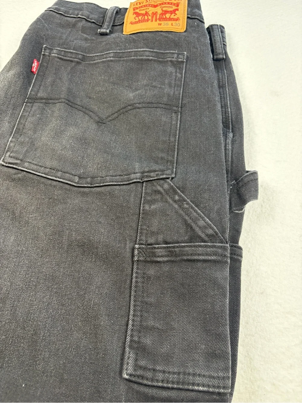 Levi's Black carpenter pants 38x30
